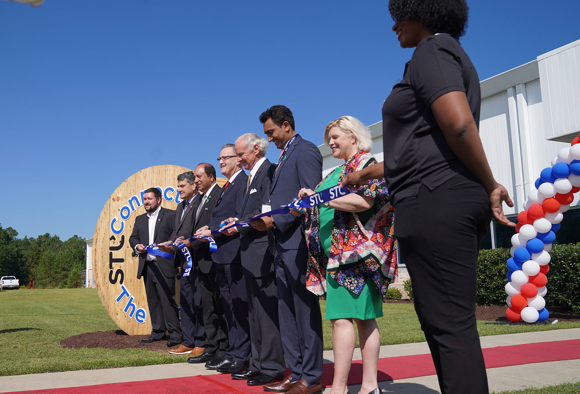 group of people at groundbreaking